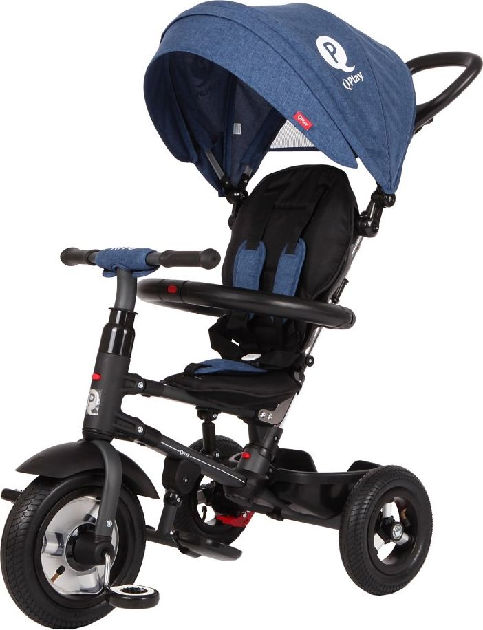 Qplay Tricycle Rito Air Blue bērnu ratiņi