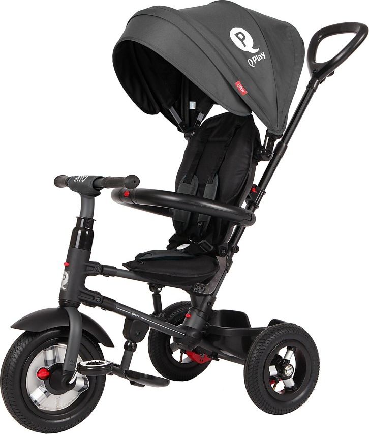 Qplay Tricycle Rito Air Black bērnu ratiņi