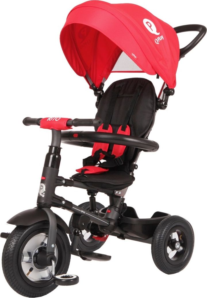 Qplay Rito Air Tricycle Red bērnu ratiņi
