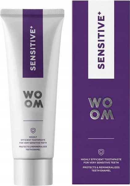 Woom Sensitive+ delikatna pasta do wrazliwych zebow 75ml 4751033920235 (4751033920235) mutes higiēnai