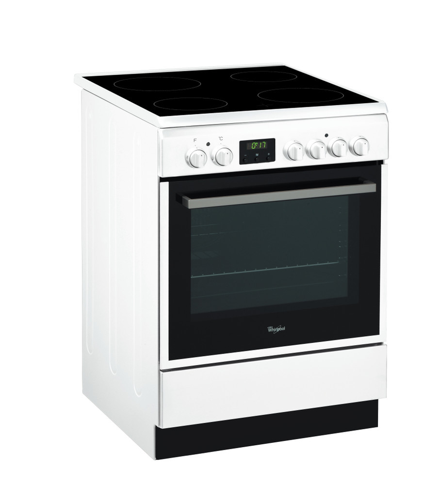 Whirlpool Electric Cooker ACMT 6533/WH, Width 60 cm, White Plīts