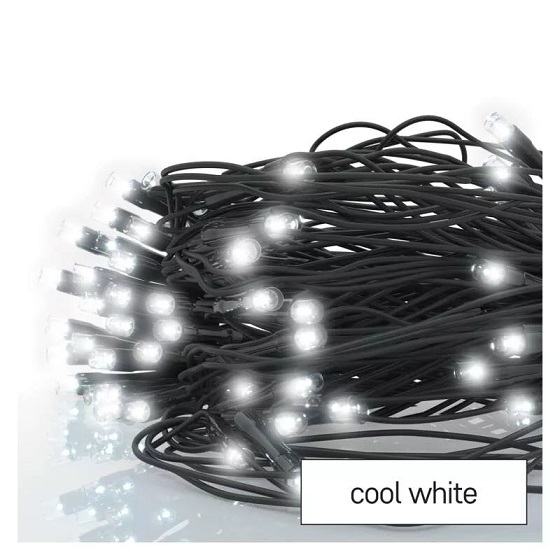LED dekorativa virtene NET, 30Vdc, 2x1,5m, 160x LED, vesi balta, bez barosanas avota, EMOS D1DC01 (8592920094808) Ziemassvētku lampiņas