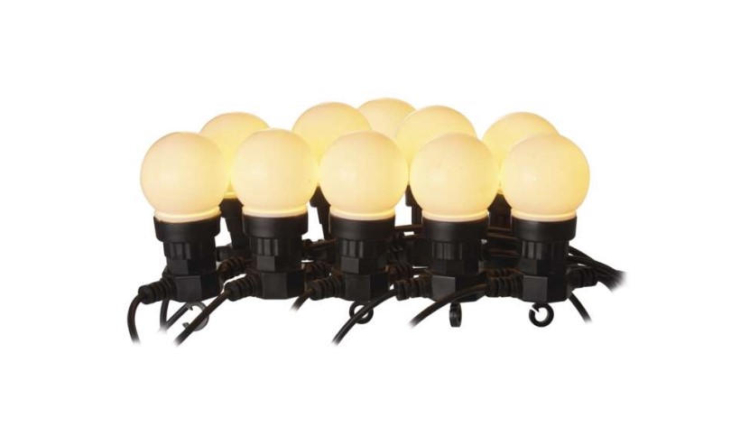 Emos DCPW01 decoration lighting Light decoration chain Black, White 10 lamp(s) LED 5 W 8592920093207 Ziemassvētku lampiņas