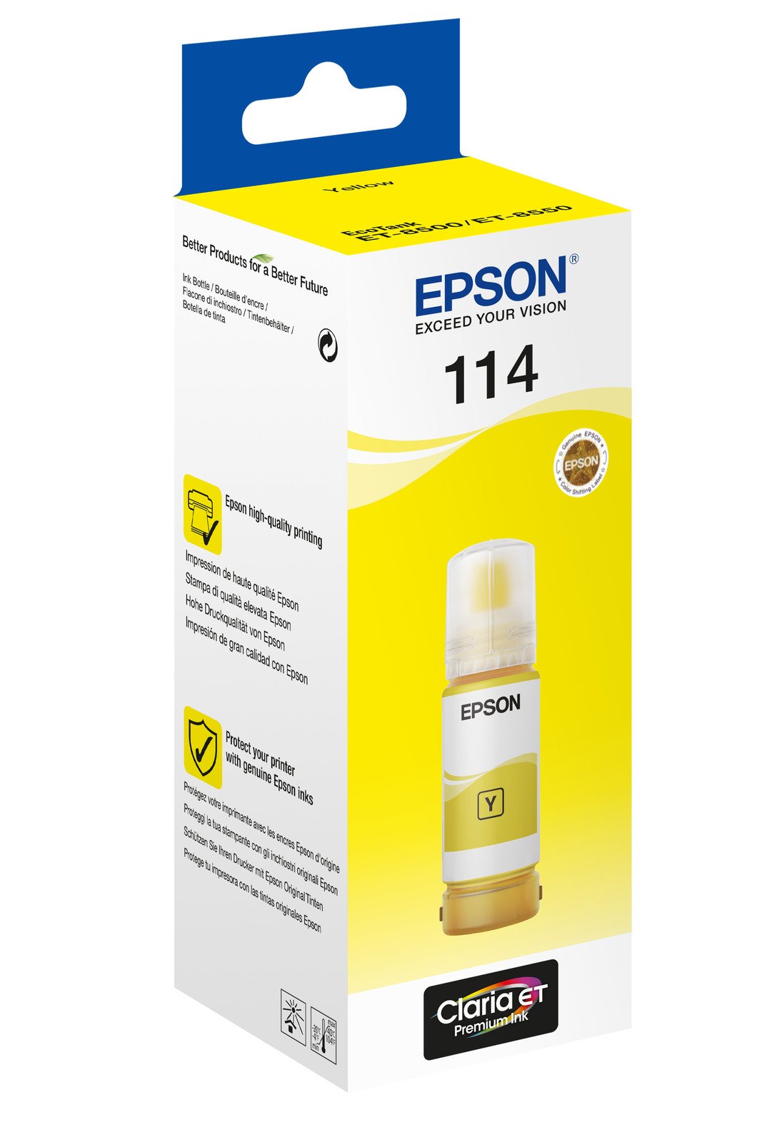 EPSON 114 EcoTank Yellow ink bottle kārtridžs