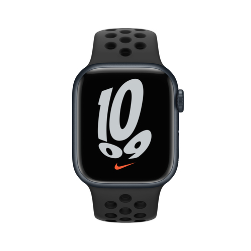 Apple Watch Nike Series 7 41 mm OLED Black GPS (satellite) Viedais pulkstenis, smartwatch