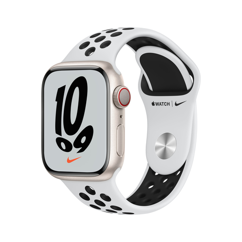 Apple Watch Series 7 Nike 41mm Platinum MKJ33 Viedais pulkstenis, smartwatch