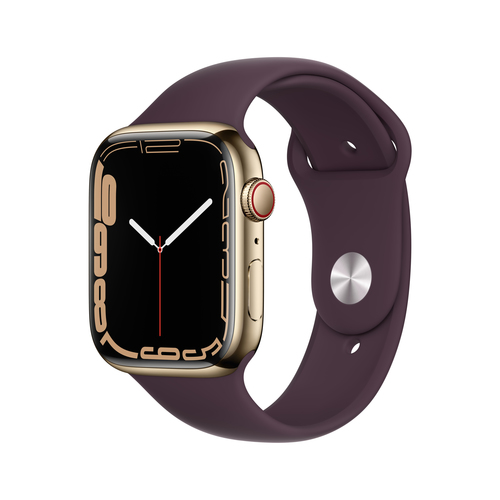 Apple Watch Series 7 (GPS + Cellular) - 45 mm - Gold Bordo MKJX3 Viedais pulkstenis, smartwatch