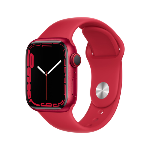 Apple Watch 7 GPS + Celluar, 41mm Red Viedais pulkstenis, smartwatch