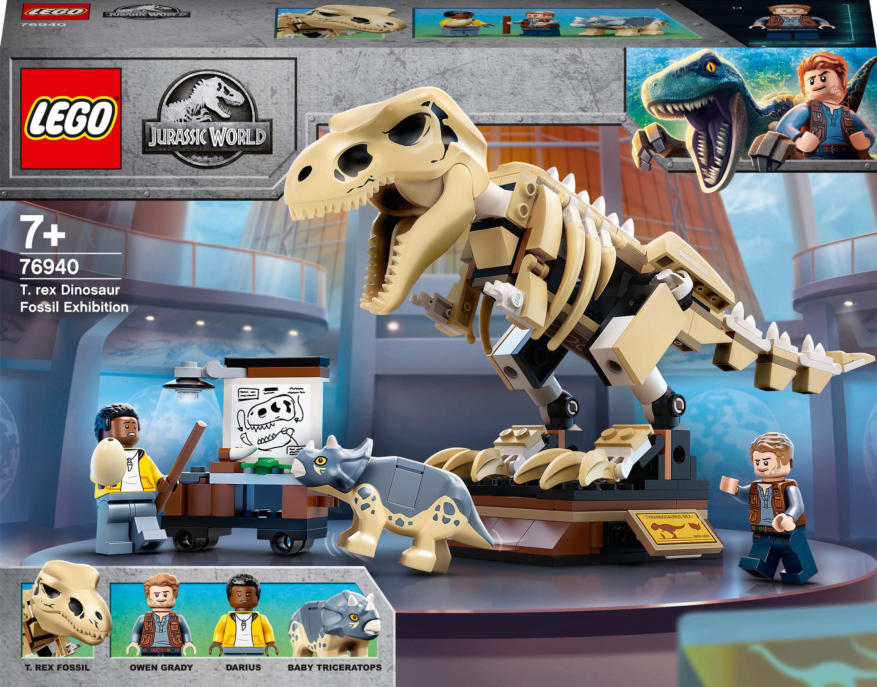 Lego Jurassic World T. Rex Dinosaur Fossil Exhibition 76940 LEGO konstruktors