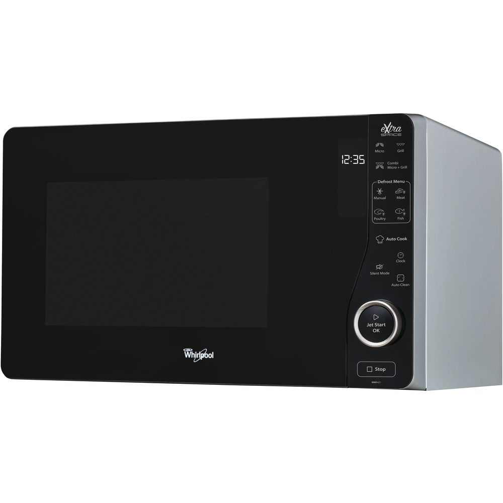 Whirlpool MWF 421 SL microwave Countertop Combination microwave 25 L 800 W Black,Silver Mikroviļņu krāsns