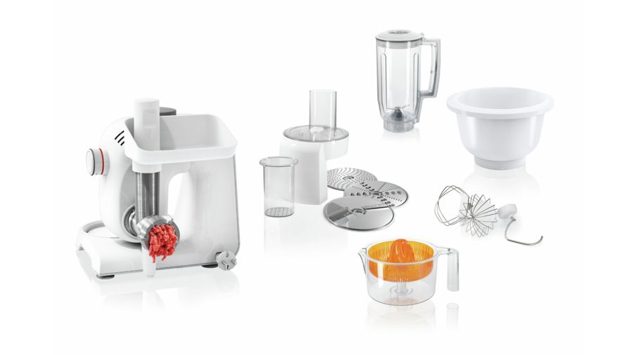 Bosch MUM58258 food processor 3.9 L White 1000 W Virtuves kombains