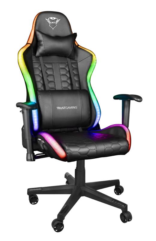 Trust GXT 716 Rizza Universal gaming chair Black datorkrēsls, spēļukrēsls