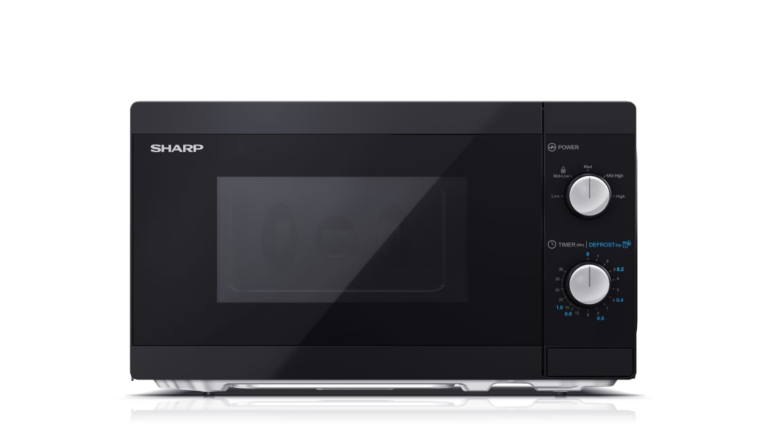 Sharp YC-MS01E-B microwave Countertop Solo microwave 20 L 800 W Black Mikroviļņu krāsns