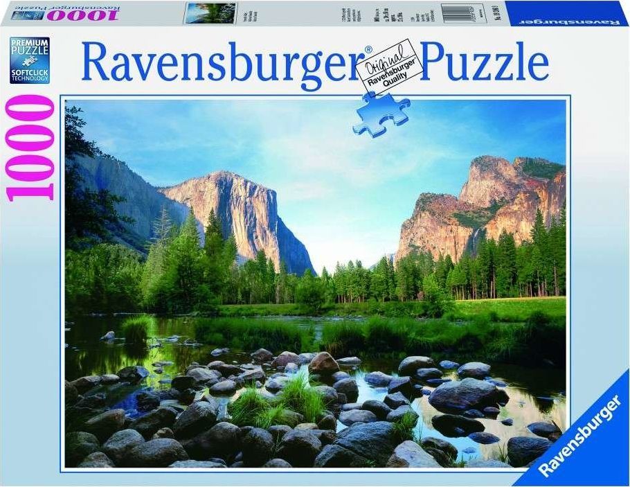 Ravensburger Puzzle 1000 Yosemite National Park puzle, puzzle