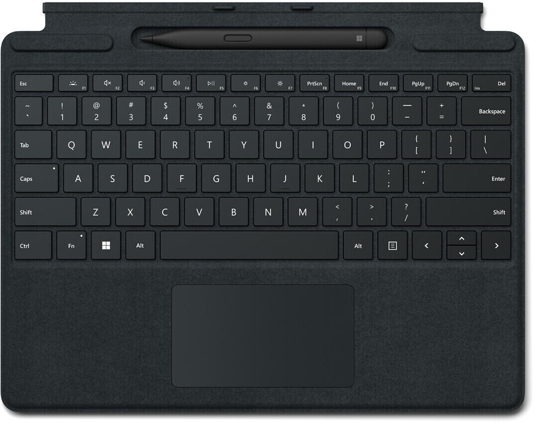 Microsoft Surface Pro 8 Type Cover + Pen Schwarz (QWERTZ - vācu izkārtojums) aksesuārs portatīvajiem datoriem