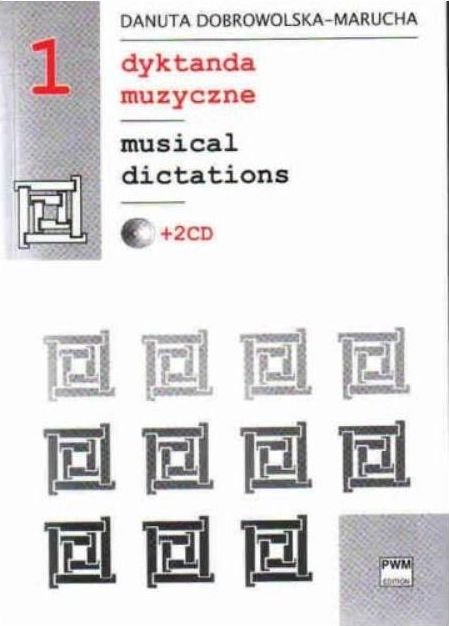 Dyktanda muzyczne z.1 + 2 CD PWM 422879 (9780274009299) mūzikas instruments