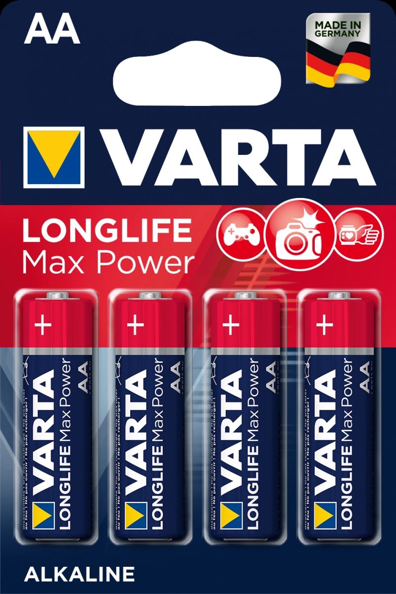 Varta Bateria Longlife Max Power AA / R6 20 szt. 9707092 Baterija