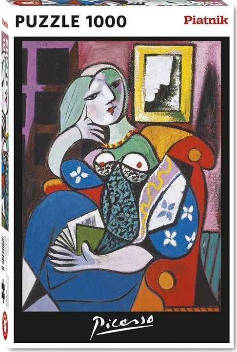 Piatnik Puzzle 1000 - Picasso, The Woman with the Book puzle, puzzle