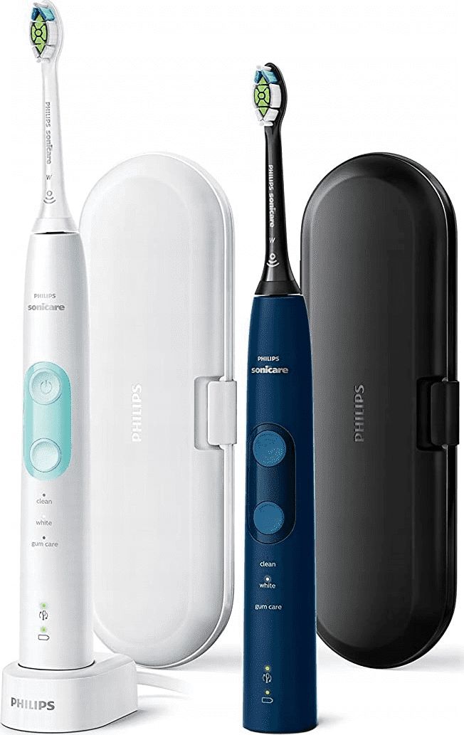 Philips 4500 series HX6851/34 electric toothbrush Adult Sonic toothbrush Mint colour, White 8710103863342 mutes higiēnai