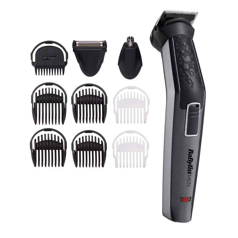 BaByliss MT727E hair trimmers/clipper Black, Silver matu, bārdas Trimmeris