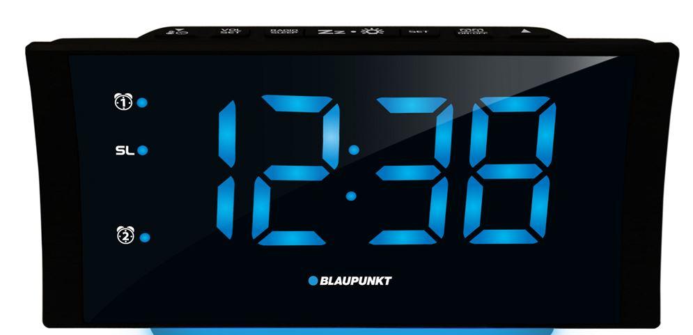 Blaupunkt CR80USB Digital alarm clock Black radio, radiopulksteņi
