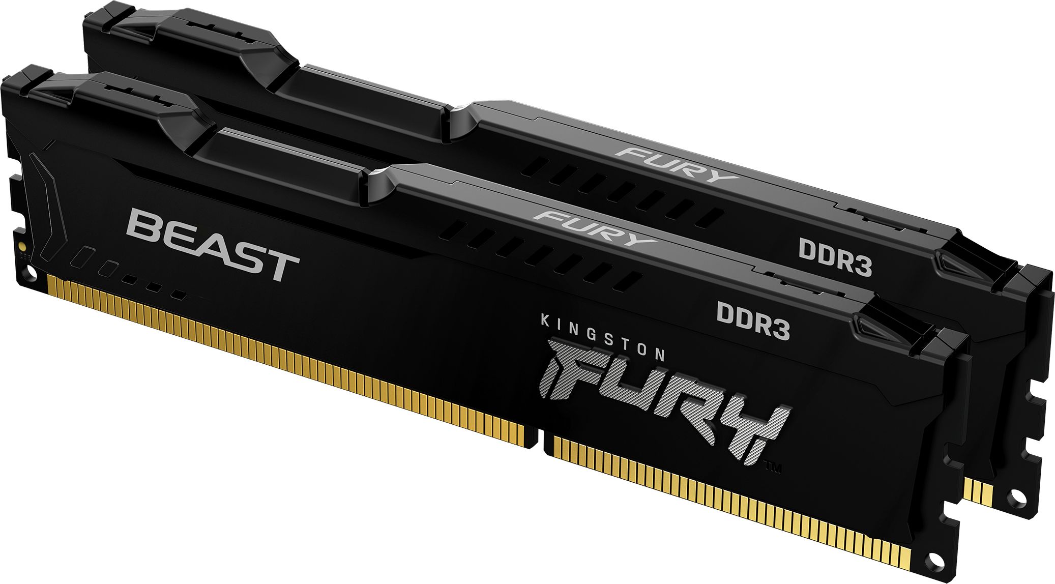 Kingston FURY Beast - DDR3 - kit - 16 GB: 2 x 8 GB - DIMM 240-pin - 1600 MHz / PC3-12800 - unbuffered operatīvā atmiņa