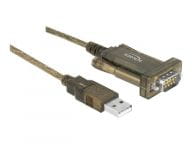 Adapter USB 2.0 Type-A > 1 x Serial DB9 RS-232 adapteris