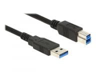 Cable USB 3.0 1m        AM-BM black USB kabelis