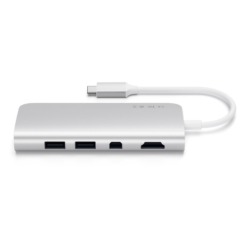 Adapteris USB-C 4K HDMI/Mini DP Gigabit Ethernet, Satechi Satechi USB-C 4K HDMI/Mini DP GB Ethernet LED Televizors