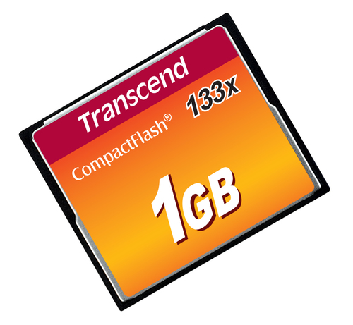 atmiņas karte Transcend CompactFlash 1GB (TS1GCF133) atmiņas karte