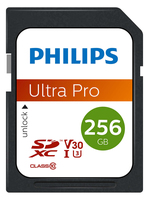 Philips SDXC Card          256GB Class 10 UHS-I U3 V30 A1 atmiņas karte