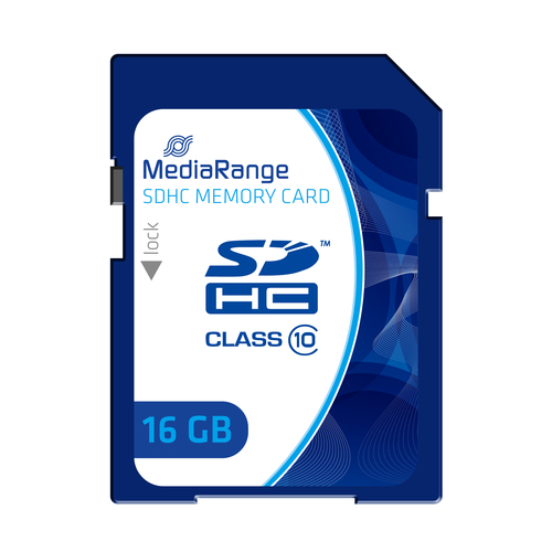 SD Card 16GB MediaRange SDHC CL.10 atmiņas karte