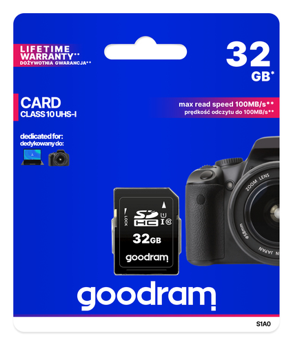 Goodram 32GB SDHC U1-I Class 10 UHS-I atmiņas karte