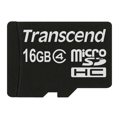 Transcend  MicroSD SDHC 16GB atmiņas karte