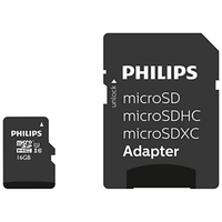 Philips MicroSDHC Card      32GB Class 10 UHS-I U1 incl. Adapter atmiņas karte
