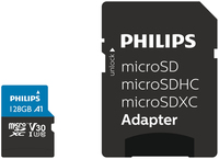 Philips MicroSDXC Card     128GB Class 10 UHS-I U3 incl. Adapter atmiņas karte