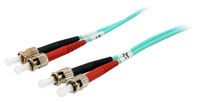 Equip LWL Patchkabel ST->ST  2.00m Multimode Duplex OM3 turq Polybeutel apgaismes ķermenis