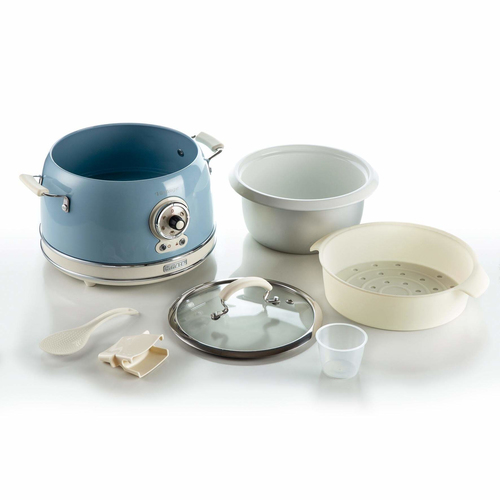 Ariete Vintage Food Steamer, blue Multivārāmais katls