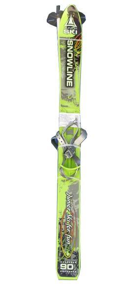 Bērnu slēpes, 90 cm, zaļas