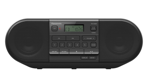 Panasonic RX-D500EG-K black radio, radiopulksteņi