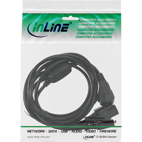 Y-cable - Netz-Splitter - CEE 7/7 (M) adapteris