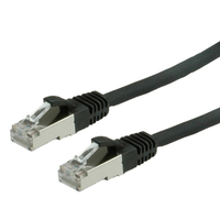 Value VALUE S FTP cable Kat6 LSOH black 0.5m - 21.99.1225 adapteris