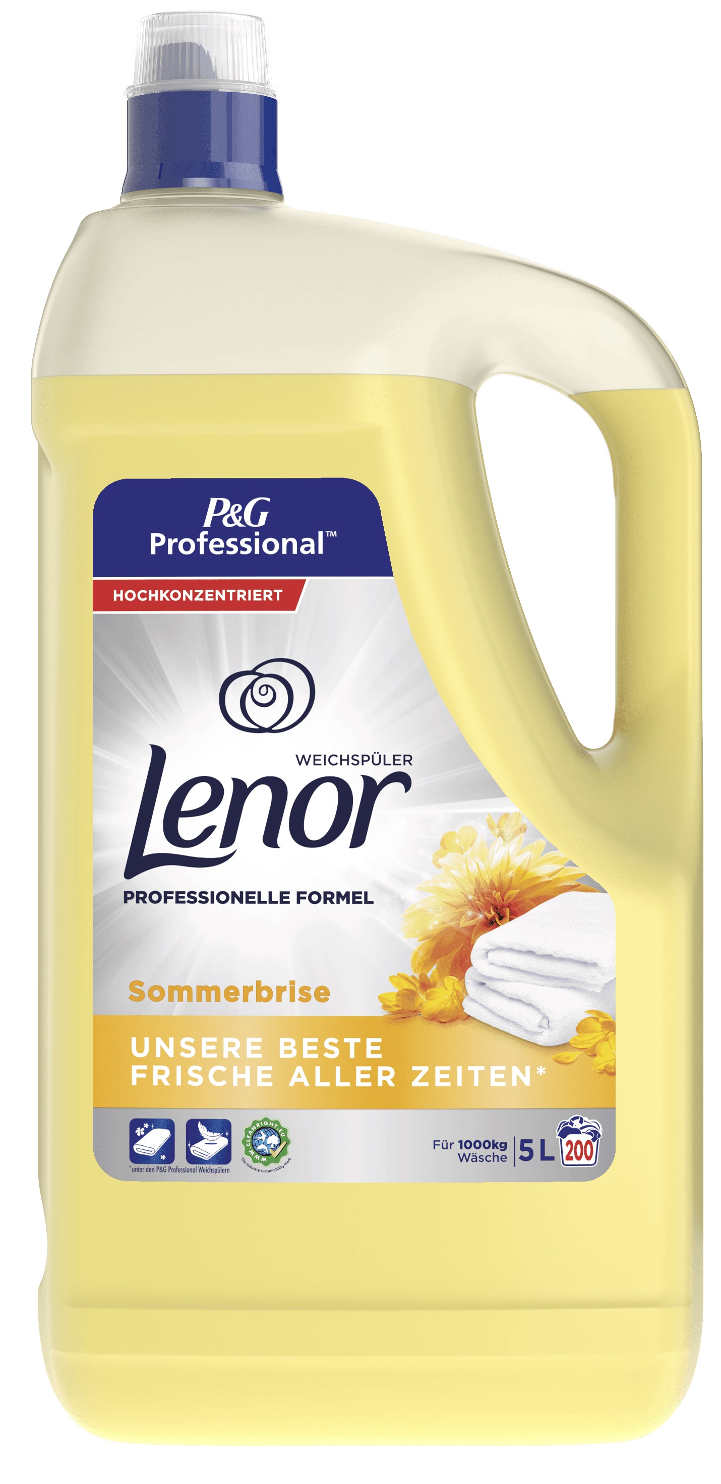 Fabric softener Lenor Summer Breeze, 5 l Sadzīves ķīmija