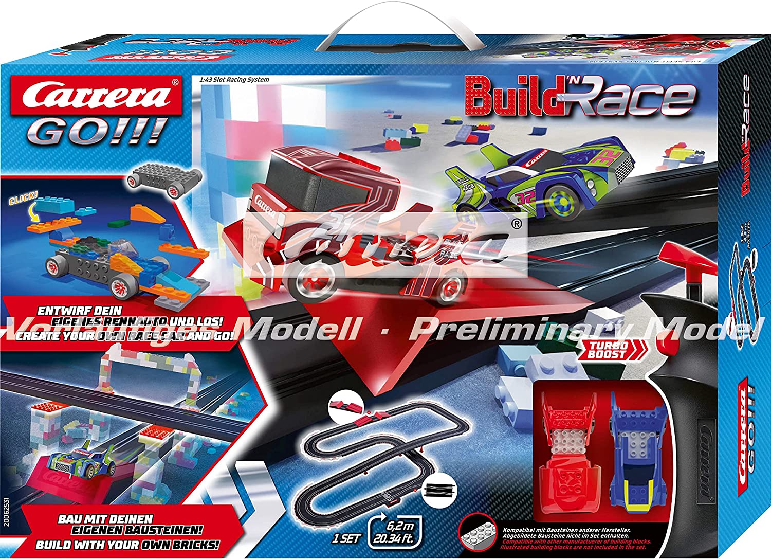 Carrera Build 'n Race - Racing Set - 20062531 Radiovadāmā rotaļlieta