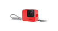 GOPRO SLEEVE + LANYARD (FIRECRACKER RED) Sporta kameru aksesuāri