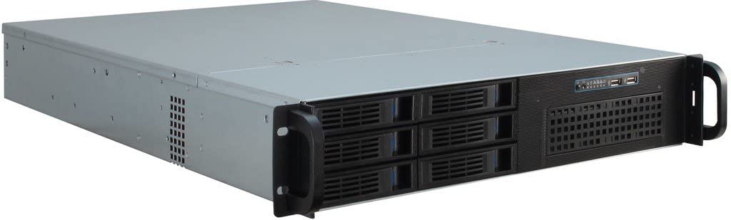 48.3cm Inter-Tech IPC 2U-2406  2HE without Netzteil Serveru aksesuāri