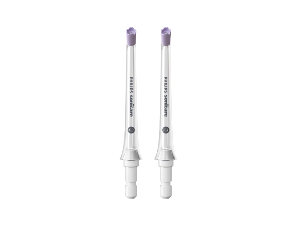 Philips Oral Irrigator nozzle HX3062/00 Sonicare F3 Quad Stream Number of heads 2, White/Purple mutes higiēnai