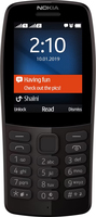 Nokia 210 Black, 2.4 , TFT, 240 x 320 pixels, 16 MB, Dual SIM, Bluetooth, 3.0, USB version microUSB, Main camera 0.3 MP, 1020 mAh 6438409029 Mobilais Telefons