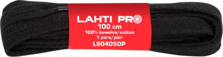 Lahti Pro SZNUROWADLA PLASK.100% BAWEL.CZAR.L904050P,10PAR,100CM,LAHTI L9040500 (5903755119650) Kopšanas līdzekļi apaviem