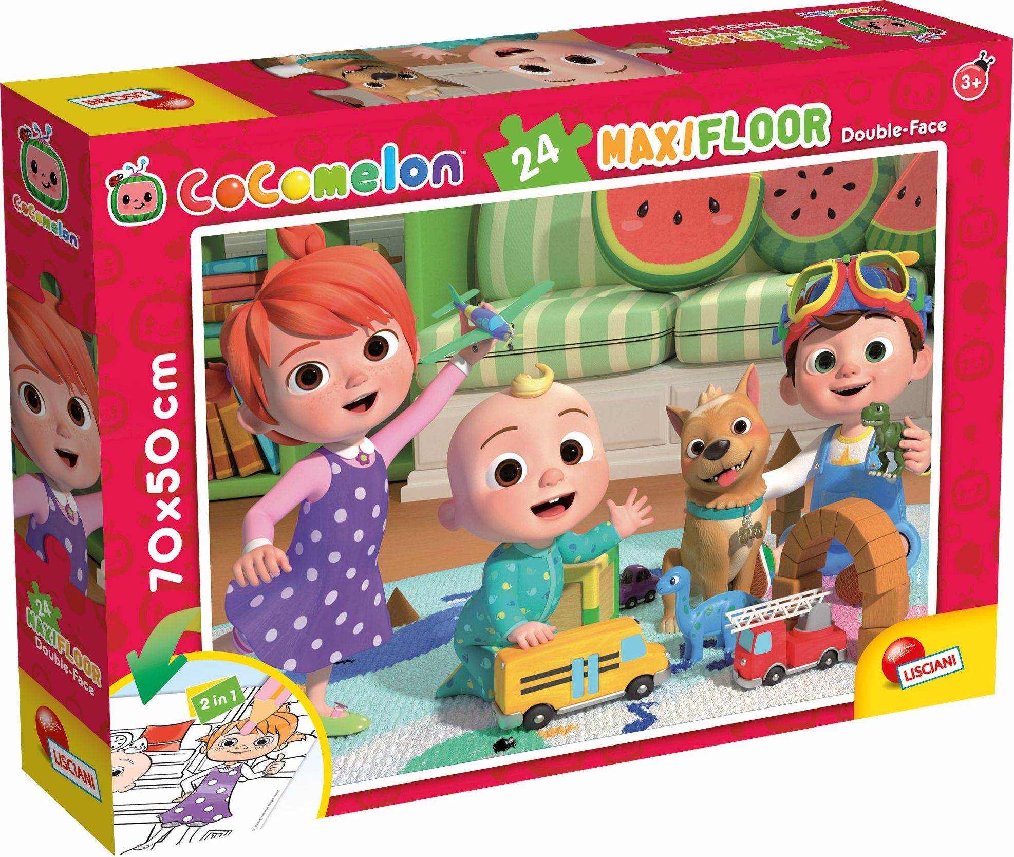 Double-sided puzzle 24 pieces Cocomelon puzle, puzzle